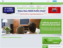 Tablet Screenshot of ottawatvservice.ca
